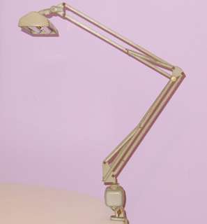 MACHINE AGE AMPLEX FLOATING ARM VINTAGE DRAFTING LAMP TABLE CLAMP 