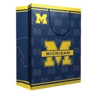  Michigan Wolverines NCAA Medium Gift Bag (9.75 Tall 
