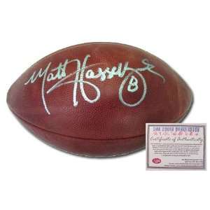 Matt Hasselbeck Autographed/Hand Signed NFL Football:  