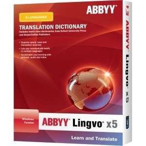   UPG ABBYY LINGVO X5 8LANG ELECTRONIC DICTIONARY BOX: Office Products