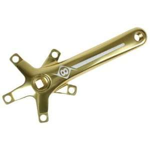  Origin8 Single Speed Alloy Bicycle Crank Arms   Gold 170mm 