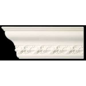  Cornice, White Urethane Foam Ornate 9.5 Cornice