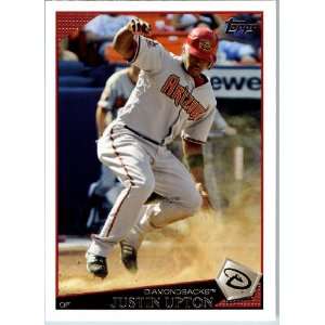 2009 Topps Baseball # 230 Justin Upton Arizona Diamondbacks   Shipped 