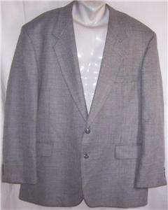   WOOL Black & Gray TWEED SB sport coat suit blazer jacket men  