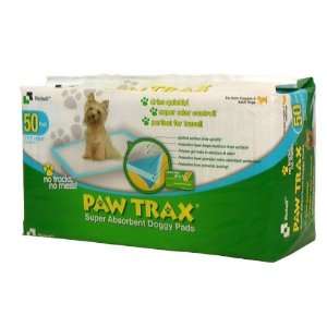 Paw Trax Training Pads   50 Count Bag (White) (0H x 17.7W x 23.6D 