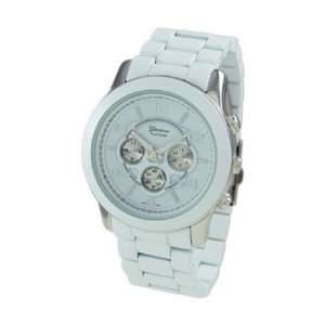   Chronograph Look White Ceramic style Band Mk5161 Look 