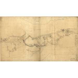  1776 map of Manhattan, New York, NY,