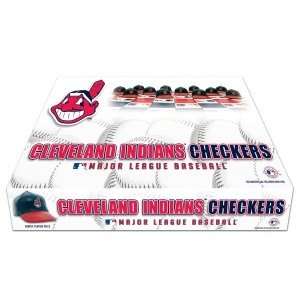 Cleveland Indians MLB Checker Set 