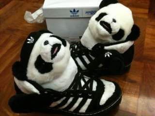 2011 Adidas Original Jeremy Scott Panda Bear sz 4   12  