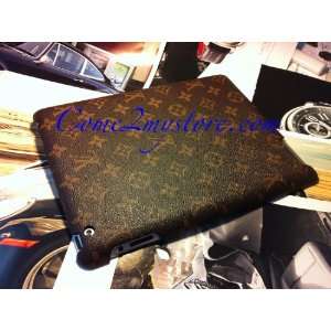 Vuitton LV Designer Leather Back Cover Case for the New iPad 3 & iPad 