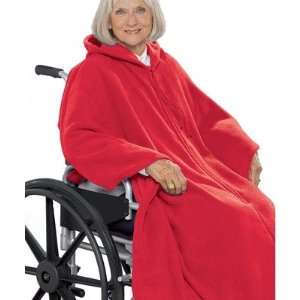    Silverts 0271000 Unisex Wheelchair Fleece Cape Color: Red: Baby