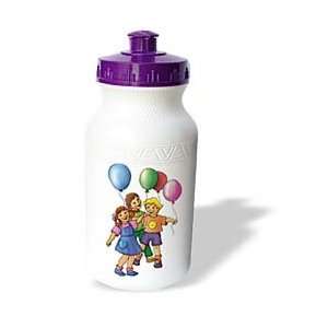 Houk Kidsplanet   Illustrations for kids   Kids with baloons   Water 