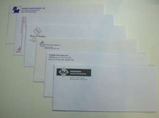   envelopes to promote your business   for only $50.00 more per order of