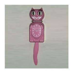  Pink Miss Kitty Cat Clock