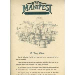   The Manifest Marketplace Menu West Haven Connecticut 