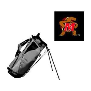   Terrapins Dual LW II Golf Stand Bag by Nike   Black / Red   BG0078 006