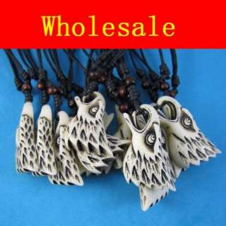Wholesale12pcs Ethnic tribal Eagle head Pendant necklace WH35  