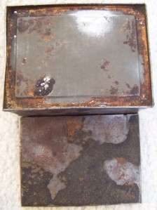 1897 MOREH Antique Steel Box for TinType Photo Storage?  