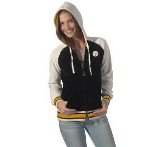  Pittsburgh Steelers Ladies Cheer Hooded Sweatshirt Sports 