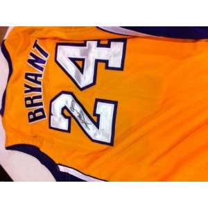   Bryant Autographed Hand Signed Authentic Los Angeles Lakers Jersey