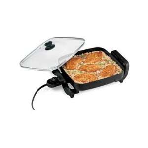  Nonstick Electric Skillet with Glass Lid Electronics