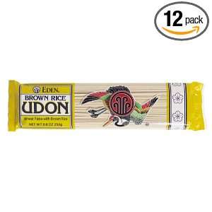 Eden Pasta, Udon Brown Rice, 8.8 Ounce Packages (Pack of 12)  