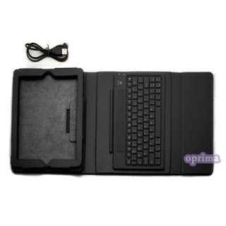   Bluetooth Keyboard Cover Bag for iPad 2 ipad2 Soft Layer Black  