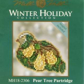   Beaded Ornament Kit Mill Hill 2012 Winter Holiday 098063119685  