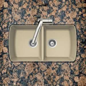   Series Undermount 50/50 Double Bowl Sink Color Onyx