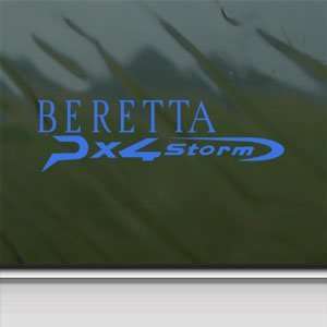  Beretta PX4 Storm Blue Decal Handgun Truck Window Blue 