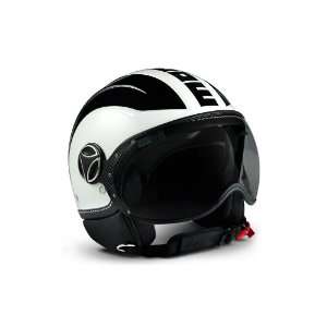 MOMO Design Avio Motorcycle Helmet Dot Approved   Pearl White   Black 