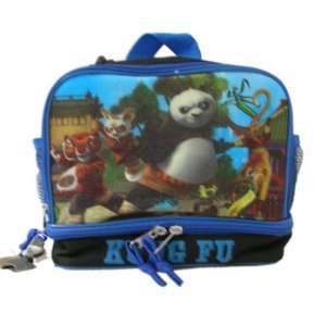  Dreamworks Kung Fu Panda Insulated Lunch Bag with 2 zipper 