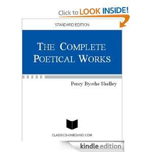 THE COMPLETE POETICAL WORKS Percy Bysshe Shelley  Kindle 