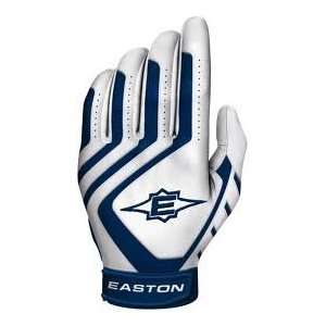  Easton Typhoon Batting Gloves   Adult Large   White/Blue 