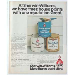  1972 Sherwin Williams House Paint Print Ad (2244): Home 