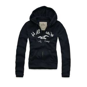NWT Hollister by Abercrombie Women Hoodie   Pacific, Navy  