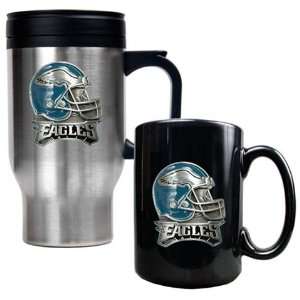  Philadelphia Eagles Coffee Cup & Travel Mug Gift Set 