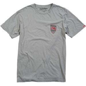  Troy Lee Designs Flyer T Shirt   Medium/Grey: Automotive
