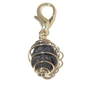 Azurite Pendant 01 Silver Cage Raw Blue Nugget Stone Crystal Healing 