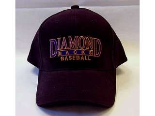 Arizona Diamondbacks MLB Black Baseball Cap Hat NEW  