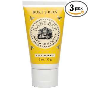  Burts Bees Baby Bee Diaper Ointment, 2 Ounce Tubes (Pack 