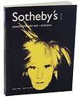 Sothebys Contemporary Art Judd Twombly Warhol Rothko d