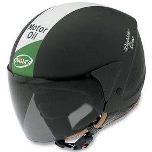  Suomy Jet Light Oil Helmet   Large/Black/Green/White 