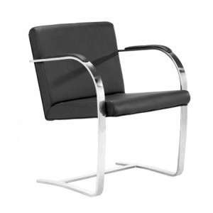  Burn Armchair With Leather Seat And Back: Home & Kitchen