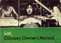 Arp ODYSSEY Vintage Synthesizer Owners Manual  