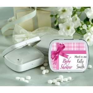 Wedding Favors Pink Gift Wrap Baby Shower Design Personalized Glossy 