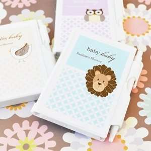  Baby Animals Personalized Notebook Favors: Baby