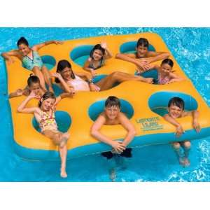  Inflatable Labyrinth Pool Island for Kids: Toys & Games