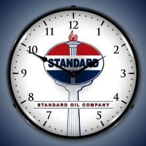  Standard Oil Lighted Clock 