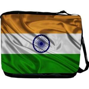 RikkiKnight India Flag Messenger Bag   Book Bag ***with matching coin 